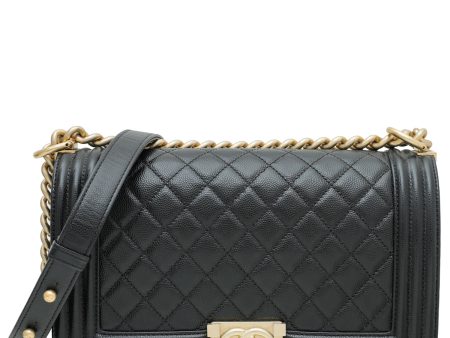 Chanel Black Le Boy Bag Medium For Cheap