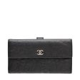 Chanel Bicolor CC Camellia French Wallet Hot on Sale