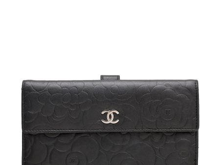 Chanel Bicolor CC Camellia French Wallet Hot on Sale