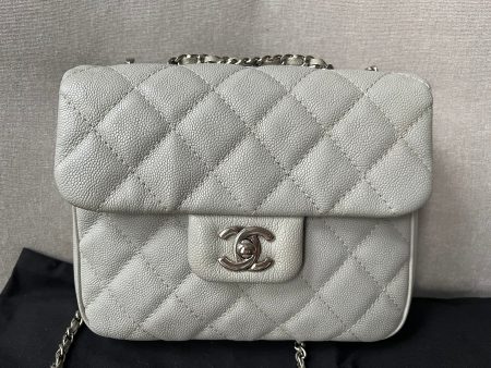 Chanel Grey Urban Mini Companion Flap Discount