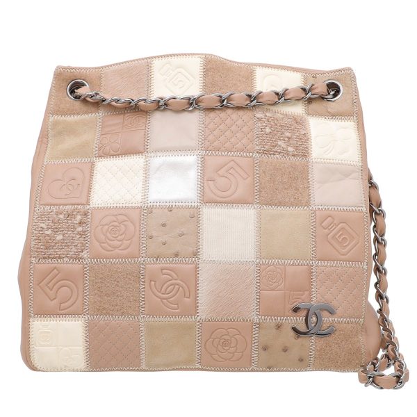 Chanel Beige CC Patchwork Precious Symbols Tote Bag Online