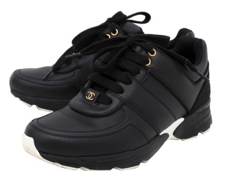 Chanel Black CC Sneaker 36 Online now