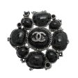 Chanel Black CC Resin Brooch Online Hot Sale