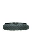 Chanel Black CC Nubuck Clutch On Chain For Sale