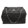 Chanel Black Paris Moscow Cells Accordion Tote Bag Online