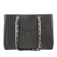 Chanel Black Vertical Quilt Mademoiselle Tote Bag Discount