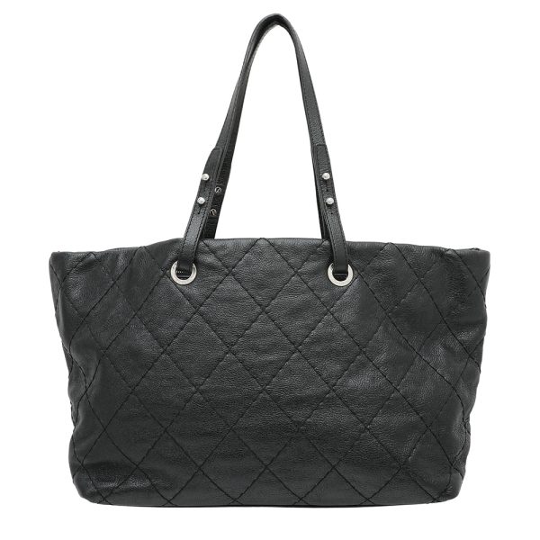 Chanel Black On The Road Shopping Tote Bag Discount