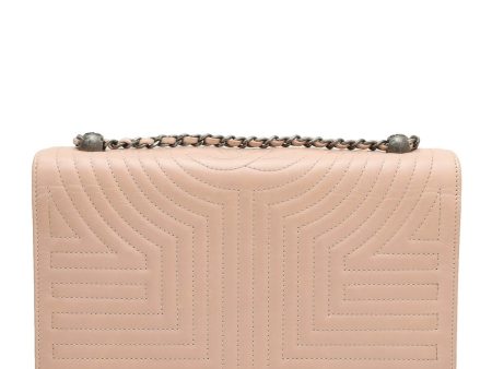 Chanel Beige Poudre Geometric CC Full Flap Bag Online