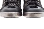 Chanel Black Mesh & Leather CC Sneakers SZ 35 For Discount