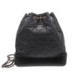 Chanel Black CC Gabrielle Small Backpack Bag Online now