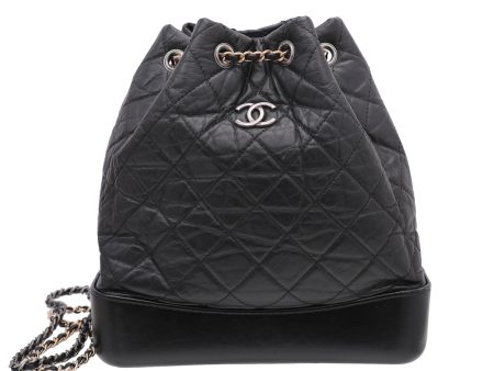 Chanel Black CC Gabrielle Small Backpack Bag Online now