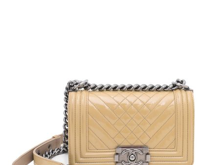 Chanel Beige Le Boy Mix Quilted Flap Small Bag Cheap