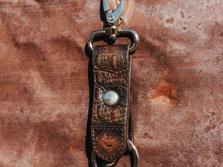 Key chain - Brown distressed Online