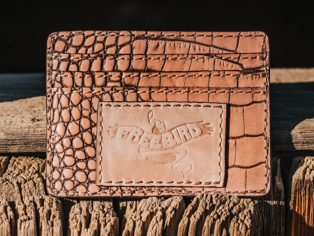 Cc wallet - Pink croco Supply